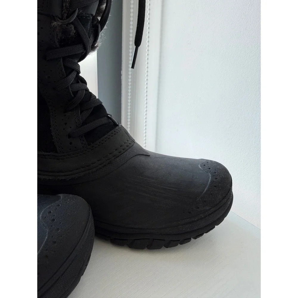 The North Face Shellista Women's Winter Boots Black Fur Lined US 8 EU‎ 39